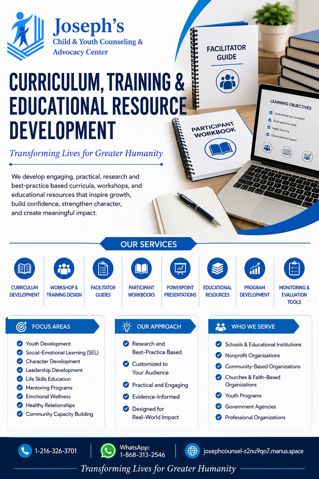 I Will Design Engaging Workshops, Training Programs, Curricula, and Social Emotional Learning Educational Resources